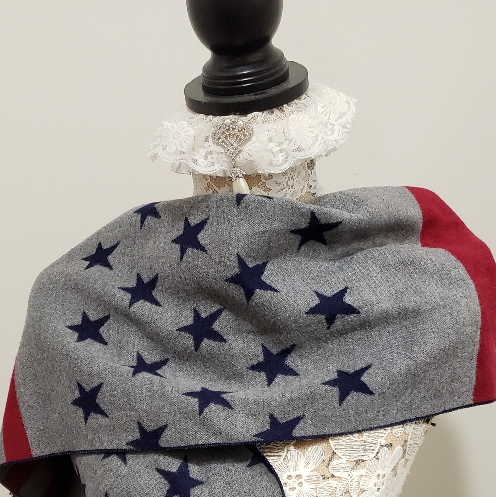 🇺🇲 Americana 🇺🇲 Flag Scarf - Unisex - Picture 7 of 8